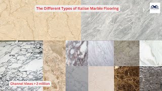 The Different Types of Italian Marble Flooring  Everything You Need to Know About Italian Marble [upl. by Larret120]