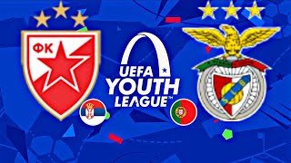 Crvena zvezda 12 Benfica  YOUTH LEAGUE 202425 [upl. by Raab455]