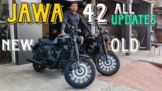 2024 Jawa 42 All Updates l Jawa 42 old vs New Comparison 🔥 l Jawa 42 with All updates 2024 l MRCars [upl. by Urion]