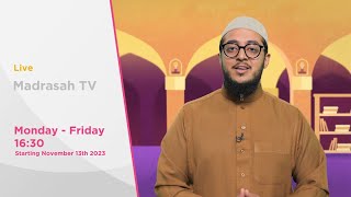 Join Ustaz Hamza Zia Every Evening at 430 PM  Madrasah TV 🌙📚✨ [upl. by Kenyon]