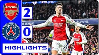 Arsenal vs PSG 20 All Goals  ExtendedHighlights [upl. by Peednas]