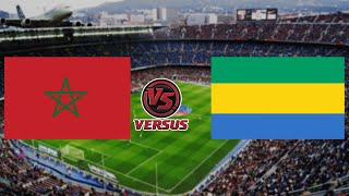 MOROCCO vs GABON  AFRICAN CUP OF NATIONS QUALIFICATION [upl. by Wiltshire]