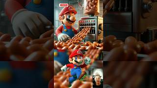 Mario amp team make sausage💥💥💥ai luigi mario cartoon shorts [upl. by Erhart]