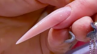 Perfectly Sculptured Acrylic Stiletto Nails  Naio Nails Tutorial [upl. by Kempe656]