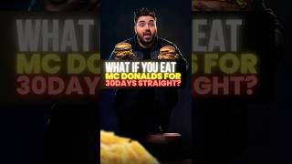 What If You Eat Only McDonalds For 30 Days shorts storytelling casestudy whatif junkfood [upl. by Nasho]