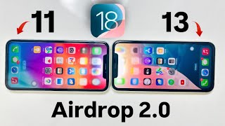 Airdrop 20 New Update iOS 18  How to use Contact Share on iPhone 11 amp iPhone 13 iOS 18 [upl. by Audry]