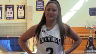 Mount St Marys Womens Basketball 2018 Player Introductions Kendall Bresee [upl. by Jordison]