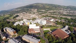 Pontypridd Campus Aerial Tour  University of South Wales [upl. by Francene806]