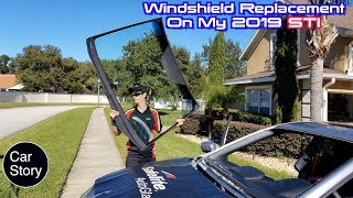 Safelite Cracked Windshield Replacement For My 2019 Subaru WRX STI [upl. by Plato]