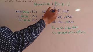 chimie  partie 3  Calculer une normalitéconcentration massique et molaire [upl. by Eniamurt244]