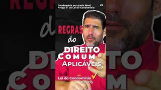 ⚖️ Regras de Direito Comum Aplicáveis [upl. by Aicirtam23]