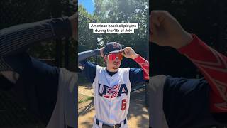 American baseball players during the 4th of July🇺🇸⚾️ [upl. by Rudolph897]