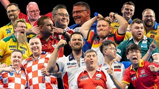 Every Ton  Checkout  World Cup of Darts 2024 [upl. by Sile397]