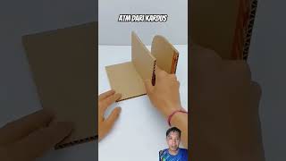 mesin atm kardus toys unboxing chocolate gift automobile funny cardboard shorts [upl. by Latrena]