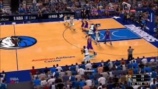 NBA 2K14  Los Angeles Lakers vs Dallas Mavericks Gameplay HD [upl. by Kay965]