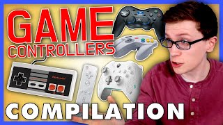 Game Controllers First Party Third Party and Special Editions  Scott The Woz Compilation [upl. by Kcirre]