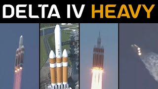 Rocket Launch Compilation  Delta IV Heavy 2004  2016 [upl. by Adiari933]