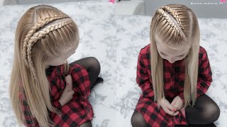 Trenzas paso a paso  lace braid tutorial [upl. by Nitsyrc408]