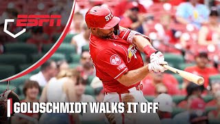 Paul Goldschmidt WALKS IT OFF 💪 Solo dinger lifts the Cardinals over the Nationals  ESPN MLB [upl. by Anileba]