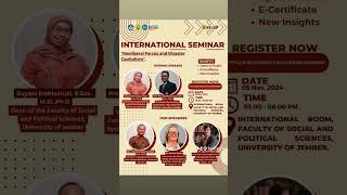 INTERNATIONAL SEMINAR NEOLIBERAL FORCES AND DISASTER CAPITALISM [upl. by Robins]