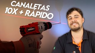 INSTALAÇÃO de CANALETA 10X  RÁPIDO [upl. by Yort]