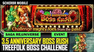 35 Anniversary Boss Rush Battle with Treefolk  Romancing SaGa reUniverSe [upl. by Haynes589]