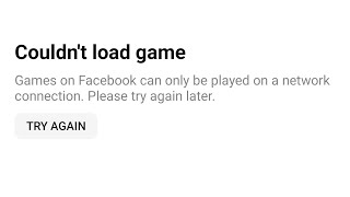 Fix Couldn’t Load Game Facebook Messenger Problem  Facebook Messenger Game Error Problem [upl. by Dawson]