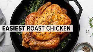 ROAST CHICKEN  a super easy whole roast chicken recipe the easiest [upl. by Tallu]