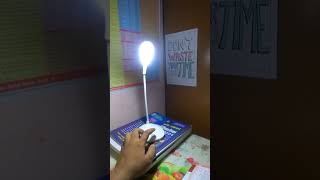 Table lamp for studyRechargeable Table Lamp 🔥 rpfconstable2024 rpfsi motivation study ssccgl [upl. by Mayne932]