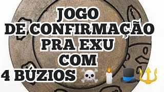 🎩 Jogo de Confirmação Pra Exu com 4 Búzios 🔱 Umbanda eu Sou [upl. by Esertak]