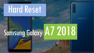 Hard reset  Recovery Mode Samsung A7 2018 A750F [upl. by Atel]