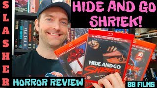 Hide And Go Shriek 1988 Bluray Horror Movie Review Video 88 Films Bluray VHS Collection Update [upl. by Anihpesoj]