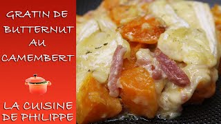 Gratin de butternut au camembert [upl. by Ymmij789]