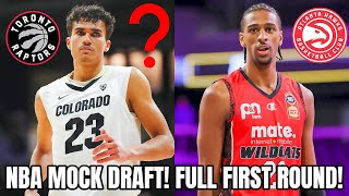 NBA Mock DRAFT Full First Round NBA Mock Draft Analysis [upl. by Llebasi]