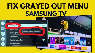 How to Fix Picture Size Setting Greyed Out on Samsung Smart TV Not Available [upl. by Eldoria47]