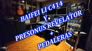 BAIFEI LI C414 PRESONUS REVELATOR IO 24 CUVABE BLACKBOX MVAVE Y VALETON MULTIEFECTOS [upl. by Reggi]