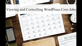 Viewing and Controlling WordPress Cron Jobs [upl. by Ayocal]