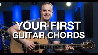 Your First Guitar Chords  Beginner Guitar Lesson 8 [upl. by Eirelav]