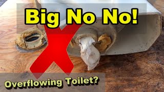 How to Fix Overflowing Toilet [upl. by Areit825]