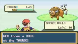 Where to CaptureCatch Tauros In Pokemon Firered Leafgreen [upl. by Oicatsana227]