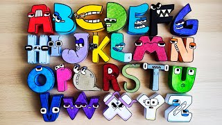 Cool Craft  Paper Alphabet Lore AZ  Big Compilation [upl. by Eixel]