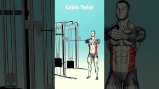 Core Variations with Cable for Stronger Abs 💪🔥CoreWorkout CableExercises StrongAbs AbWorkout [upl. by Lohse]