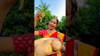 আলুর চোপা Khosa Bora Recipe  Potato Skin Recipe shorts potato snacks skin food [upl. by Reddy982]