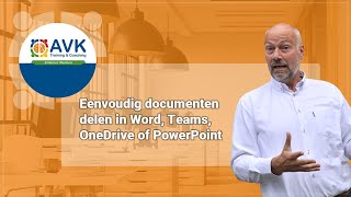 Eenvoudig documenten delen in Word Teams en Onedrive of PowerPoint [upl. by Areehs]