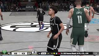 Bucks vs nets part32k25 [upl. by Kalina]