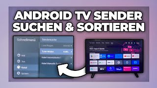 Android TV Sender suchen amp sortieren  Sendersuchlauf Tutorial [upl. by Burk500]