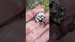 PanzerTotenkopf der Wehrmacht schatzsuche metaldetecting metaldetector sondeln [upl. by Akired]