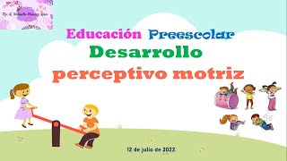 Desarrollo perceptivo motriz  Educación Preescolar [upl. by Redliw]