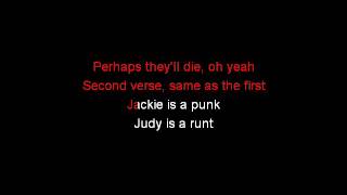 Judy Is A Punk Karaoke quotThe Ramonesquot Best Quality [upl. by Calida]