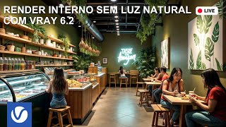 Como Criar um Render Interno Realista no VRay SEM Luz Natural [upl. by Wehrle]